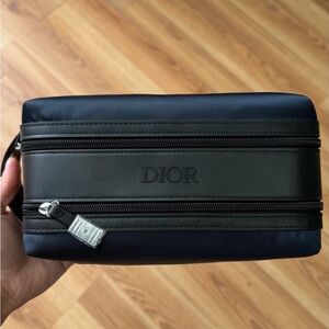 Dior Men's Black and Blue Bag travel pouch